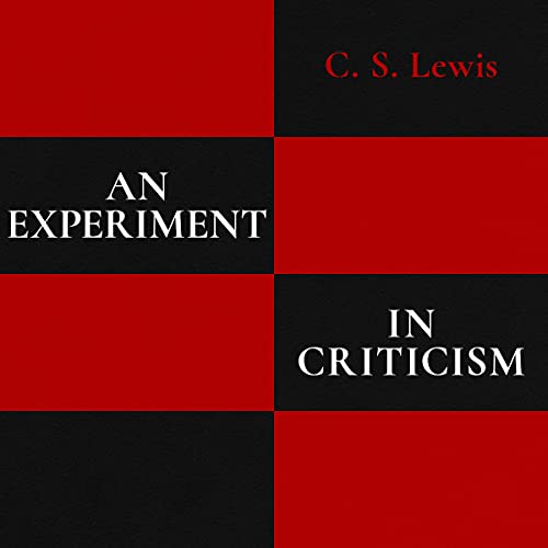 Cover of An Experiment in Criticism
