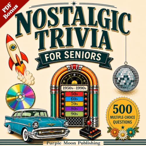 Cover of Nostalgic Trivia for Seniors