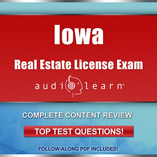 Cover of Iowa Real Estate License Exam AudioLearn