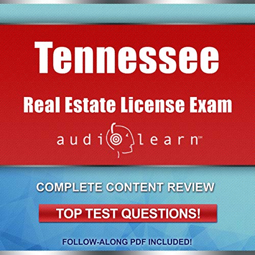 Cover of Tennessee Real Estate License Exam AudioLearn