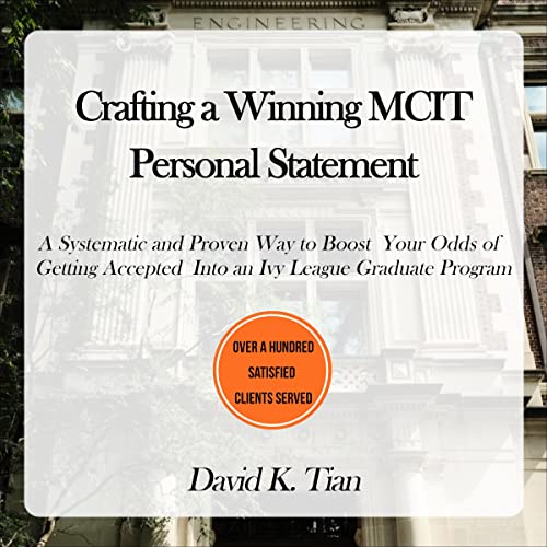Cover of Crafting a Winning MCIT Personal Statement