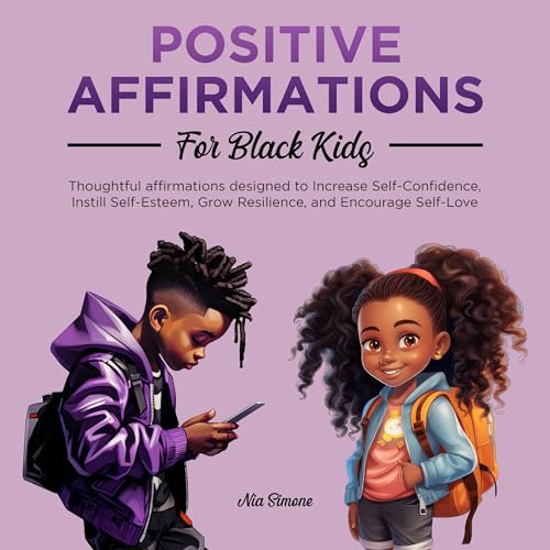 Cover of Positive Affirmations for Black Kids