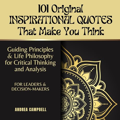 Cover of 101 Original Inspirational Quotes That Make You Think