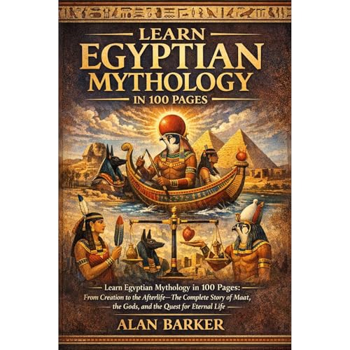 Cover of Learn Egyptian Mythology in 100 Pages