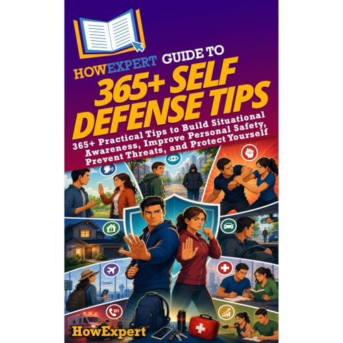 Cover of HowExpert Guide to 365+ Self Defense Tips
