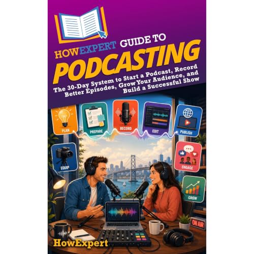 Cover of HowExpert Guide to Podcasting