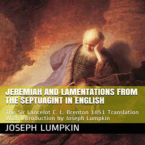 Cover of Jeremiah and Lamentations from the Septuagint in English