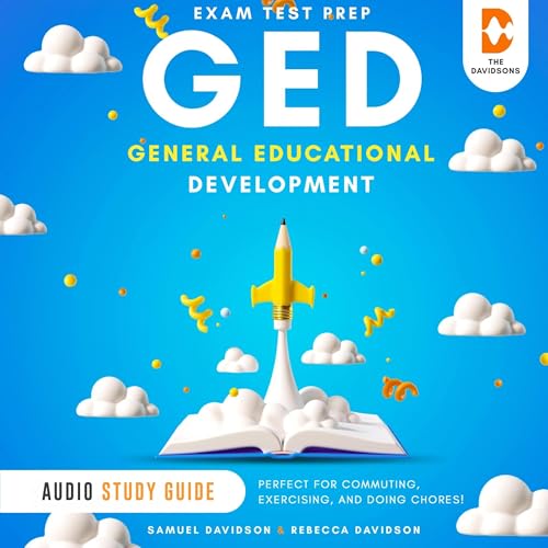 Cover of GED Exam Test Prep General Educational Development - Audio Study Guide