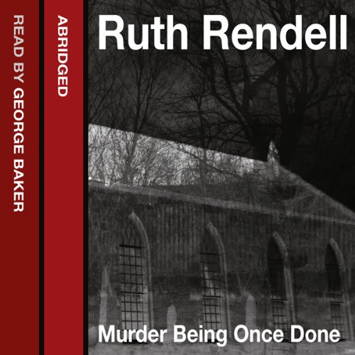 Cover of Murder Being Once Done