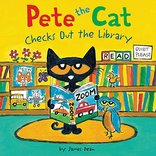 Cover of Pete the Cat Checks Out the Library