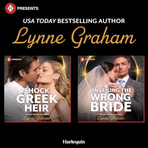Cover of Greek Shock Heir & Unveiling the Wrong Bride