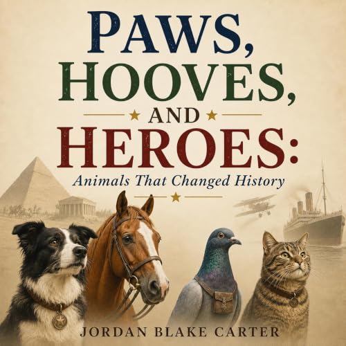 Cover of Paws, Hooves, and Heroes: Animals That Changed History