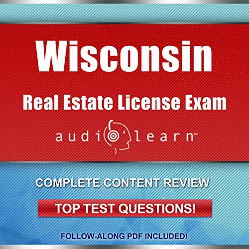 Cover of Wisconsin Real Estate License Exam AudioLearn