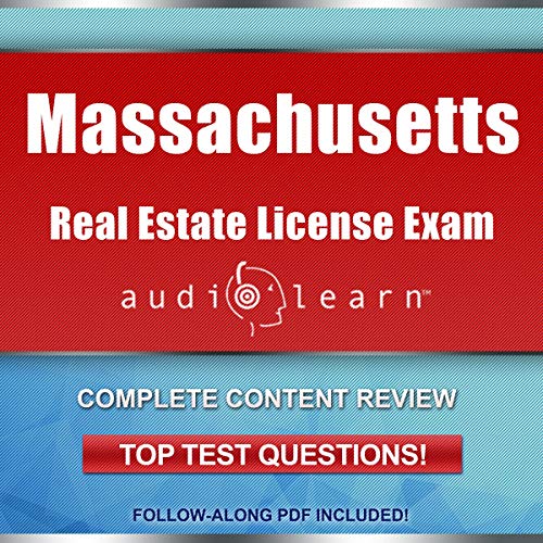 Cover of Massachusetts Real Estate License Exam AudioLearn