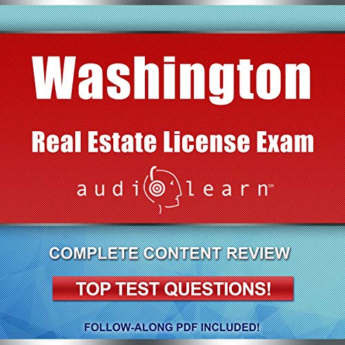 Cover of Washington Real Estate License Exam AudioLearn - Complete Audio Review for the Real Estate License Examination in Washington!