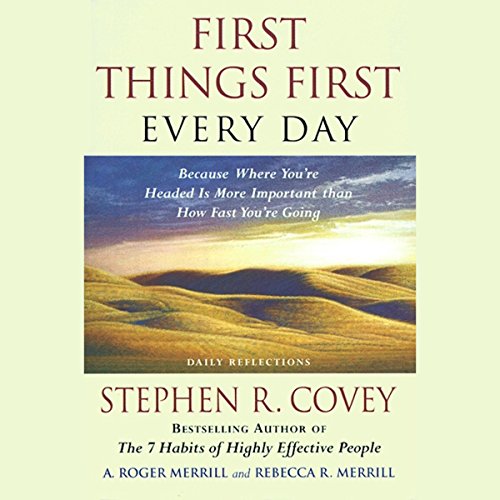 Cover of First Things First Every Day