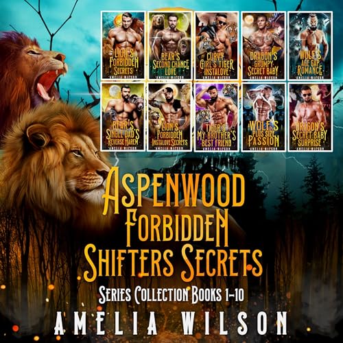 Cover of Aspenwood Forbidden Shifters Secrets Series Collection: Books 1-10