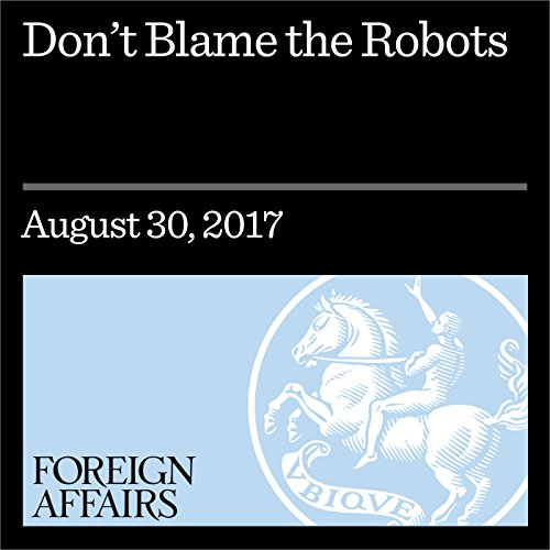 Cover of Don't Blame the Robots