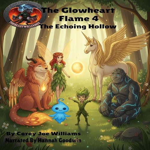 Cover of The Glowheart Flame 4: The Echoing Hollow
