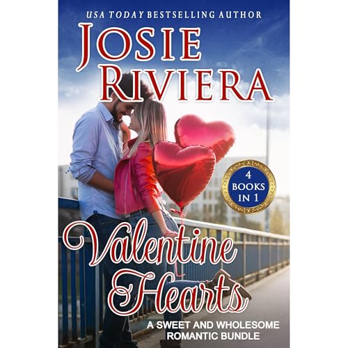 Cover of Valentine Hearts: A Sweet and Wholesome Romantic Bundle