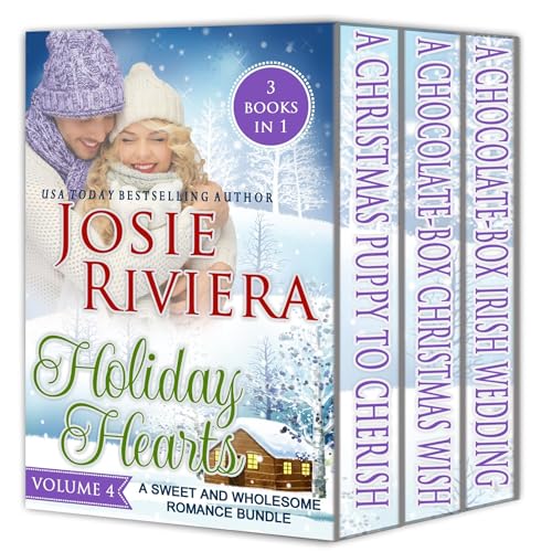 Cover of Holiday Hearts: A Sweet and Wholesome Romance Bundle