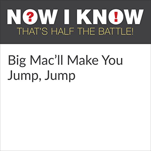 Cover of Big Mac'll Make You Jump, Jump