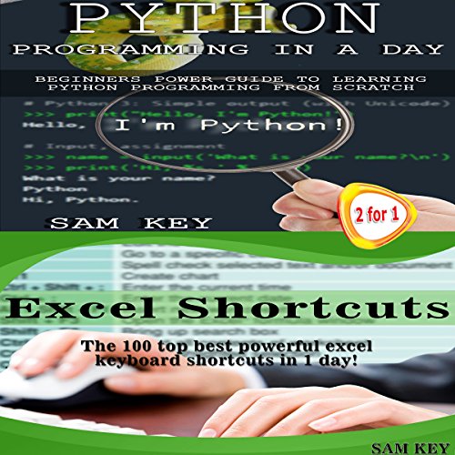 Cover of Python Programming in a Day & Excel Shortcuts