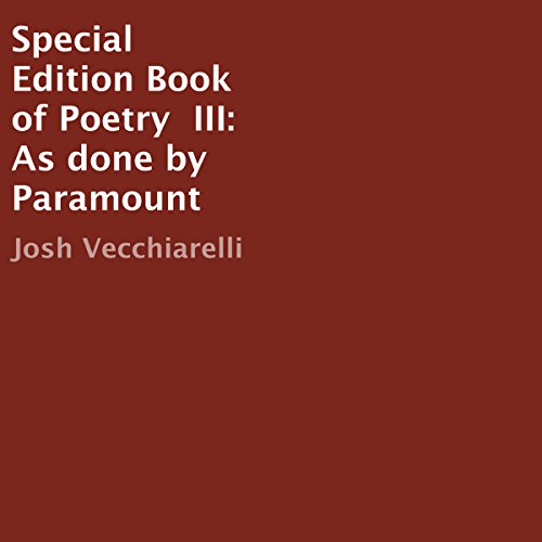 Cover of Special Edition Book of Poetry III