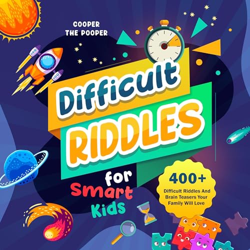 Cover of Difficult Riddles for Smart Kids - Volume 1