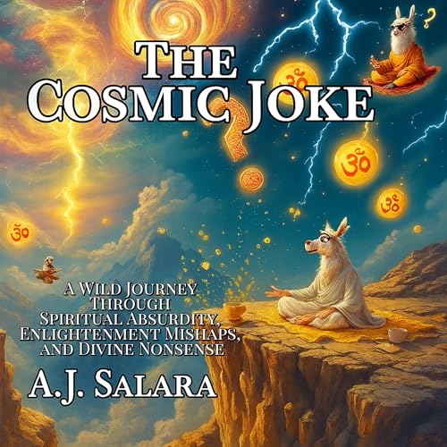 Cover of The Cosmic Joke: A Wild Journey Through Spiritual Absurdity, Enlightenment Mishaps, and Divine Nonsense