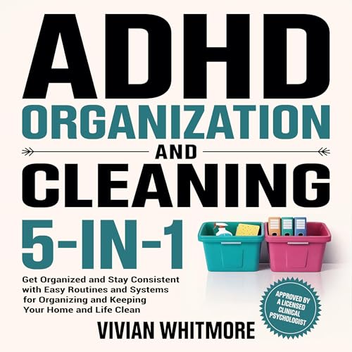 Cover of ADHD Organization and Cleaning 5-in-1