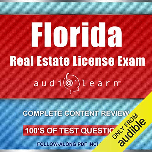 Cover of Florida Real Estate License Exam AudioLearn