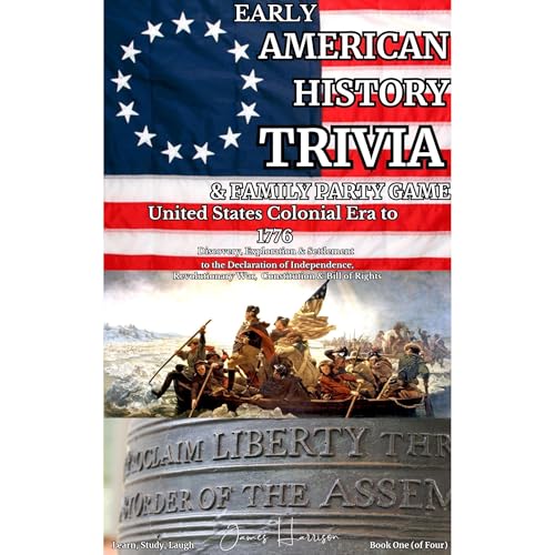 Cover of Early American History Trivia & Family Party Game - United States Colonial Era to 1776