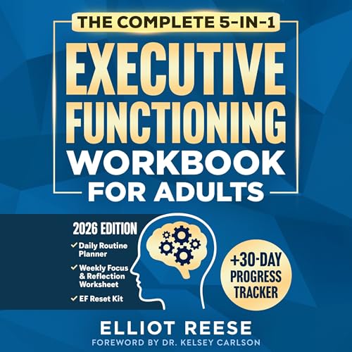 Cover of The Complete 5-in-1 Executive Functioning Workbook for Adults