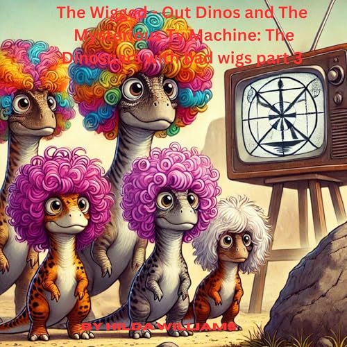 Cover of The Wigged-Out Dinos and the Mysterious TV Machine