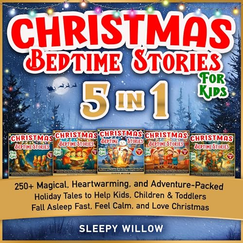 Cover of Christmas Bedtime Stories for Kids (5 in 1)