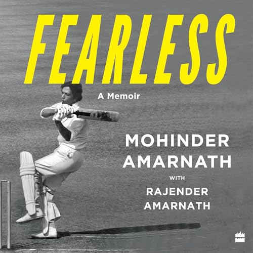 Cover of Fearless, Winner of the Ekamra Sports Award for Cricket Book of the Year, 2025