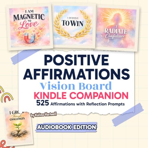 Cover of Positive Affirmations Vision Board Clip Art Book
