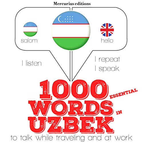Cover of 1000 essential words in Uzbek
