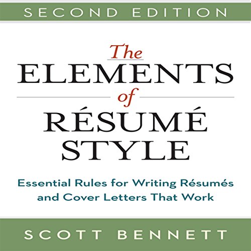 Cover of The Elements of Resume Style