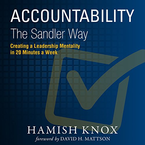 Cover of Accountability the Sandler Way