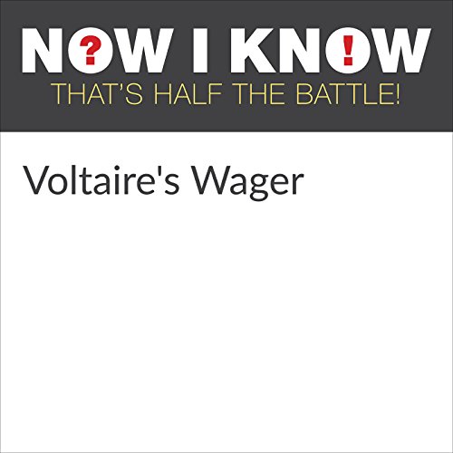 Cover of Voltaire's Wager