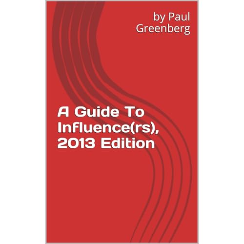 Cover of A Guide To Influence(rs), 2013 Edition