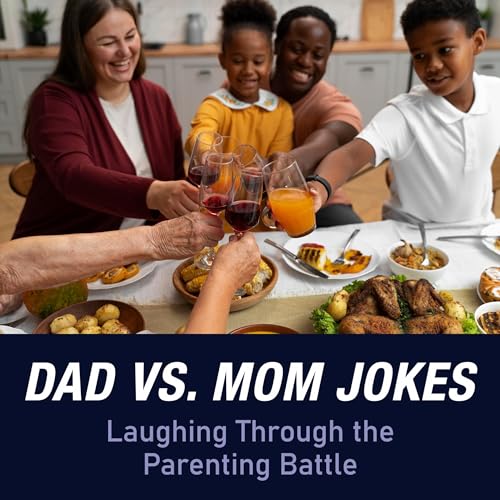Cover of Dad vs. Mom Jokes