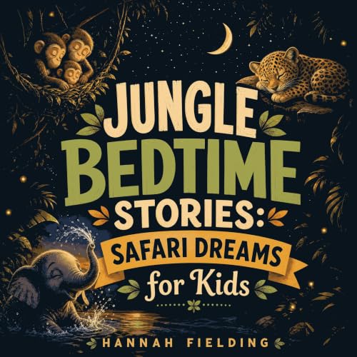 Cover of Jungle Bedtime Stories: Safari Dreams for Kids