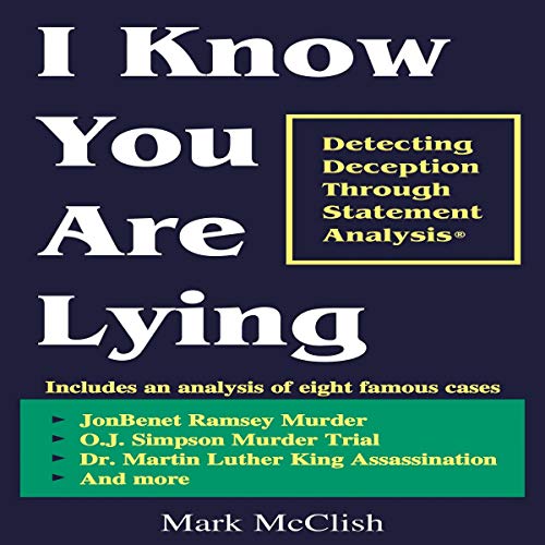 Cover of I Know You Are Lying