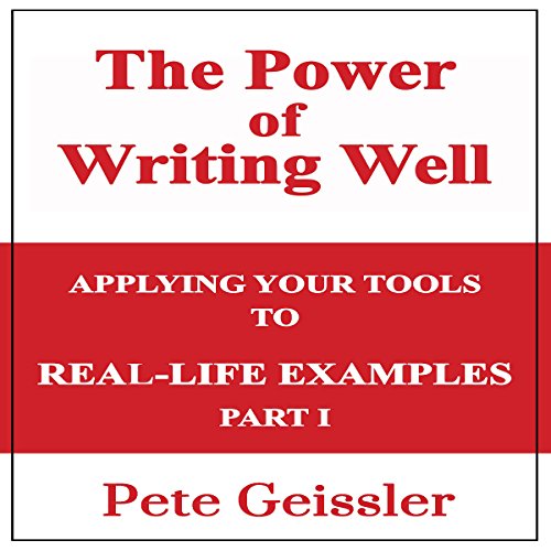 Cover of Writing: Applying Your Tools to Real-Life Examples, Part 1