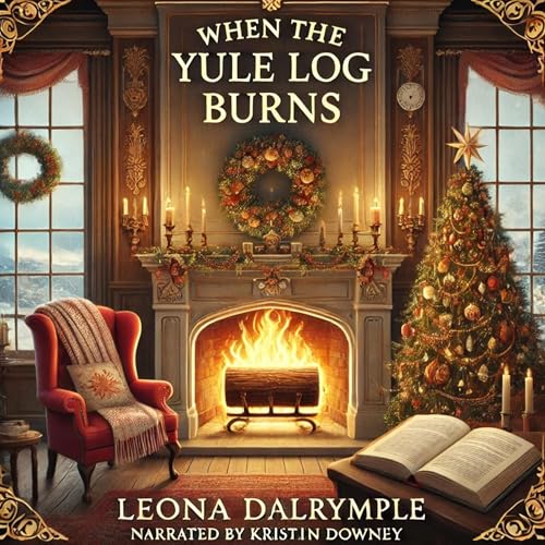 Cover of When the Yule Log Burns