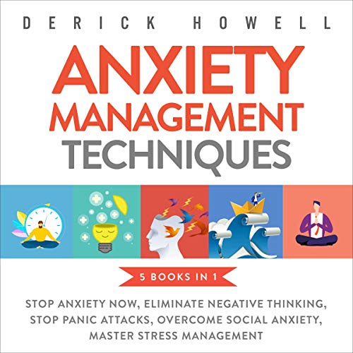 Cover of Anxiety Management Techniques - 5 Books in 1