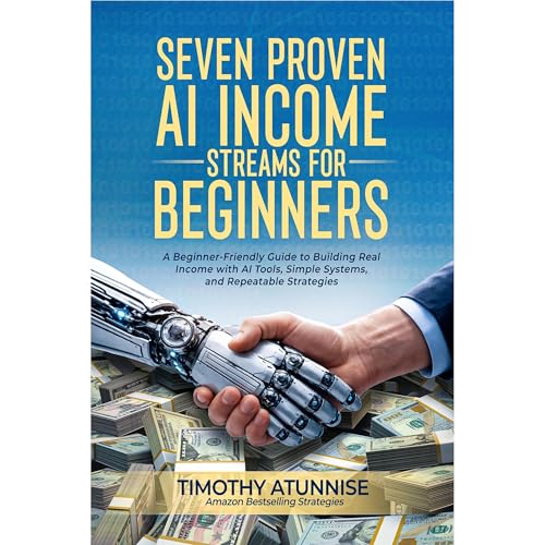 Cover of Seven Proven AI Income Streams for Beginners